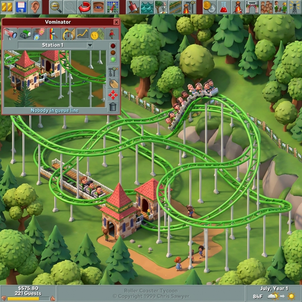 RollerCoaster Tycoon 1